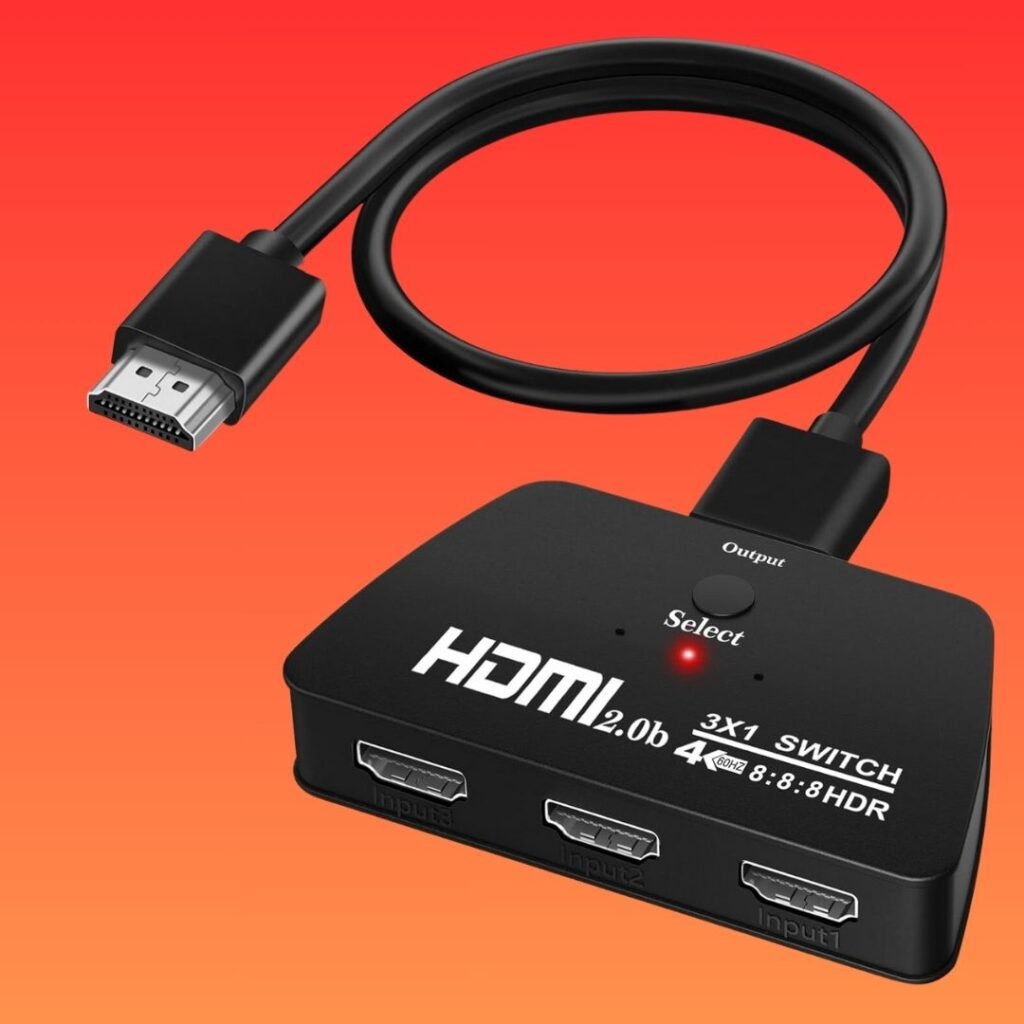 NEWCARE 4K60Hz HDMI Switch Budget Friendly