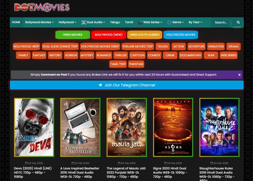 Stream Movies Legally with DotMovies